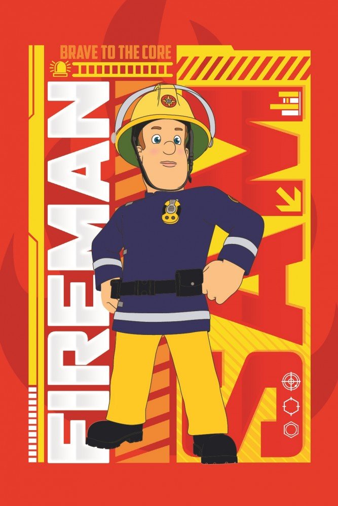 Fireman Sam, Sam a tűzoltó arctörlő kéztörlő 40*60cm 1