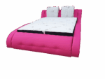 Hell Dream Raft Bed franciaágy Pink 200x200 cm