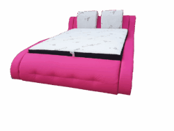 Hell Dream Raft Bed franciaágy Pink 200x200 cm