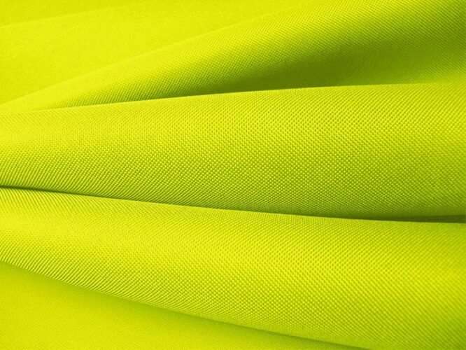 Poliészter szövet PVC bevonattal 6/3 1003 neon sárga 1 m 1