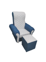 Hell Dream Blue TV Fotel ajándék lábtartó puffal - Image 3