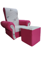 Hell Dream Pink TV Fotel ajándék lábtartó puffal - Image 3