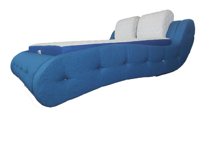 Hell Dream Raft Bed Silver Life and Blue franciaágy 4