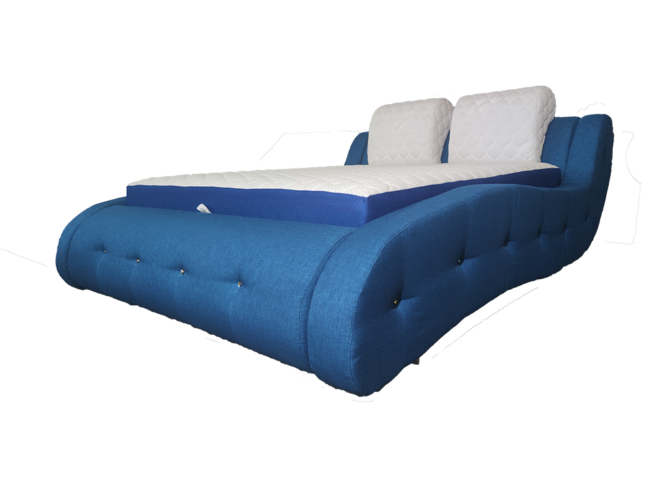 Hell Dream Raft Bed Silver Life and Blue franciaágy 3