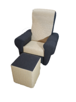 Hell Dream Yellow TV Fotel ajándék lábtartó puffal - Image 2