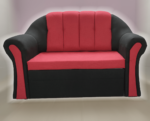 Alíz 3-2-1 ülőgarnitúra bámulatos black & red ajándék tárolós puffal - Image 5