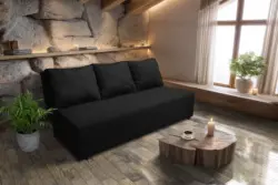 Hanna kanapé fekete szövet