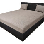 franciaágy led világítással