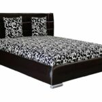 Ledex franciaágy led világítással és párnával