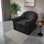 Alíz 1-es fotel bivalyfekete színű vízlepergető