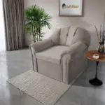 Alíz 1-es fotel szamárszürke és ezüst serlegszürke