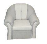 Alíz 3+2+1 ülőgarnitúra silver ragyogó ajándék tárolós puffal