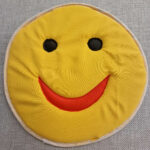 Smiley sárga ülőpárna