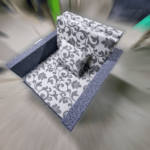 verna fotelágy fekete 3 hátteres