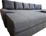 wixy sötét szürke ágyazható sarokkanapé