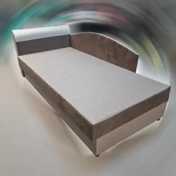 Gabcsó 200x100 cm egyszemélyes ágy - capuccino