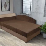 Gabcsó 200x100 cm egyszemélyes ágy, elragadó cappuccino színben