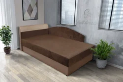 Gabcsó 200x100 cm egyszemélyes ágy, elragadó cappuccino színben