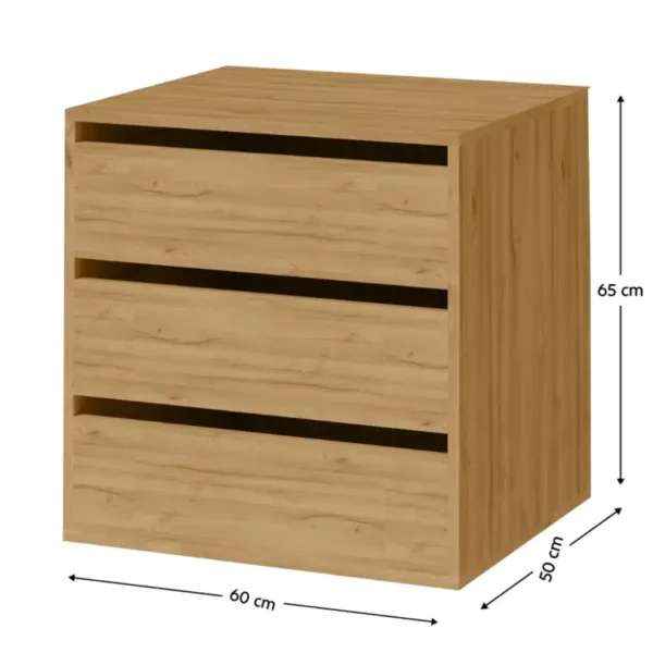 Grandosan tölgy konténer adanev elmés 3 fiókos 2