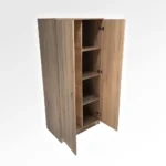 Sonoma tölgy 2 ajtós gardrób - válaszfallal és befogadó polcokkal