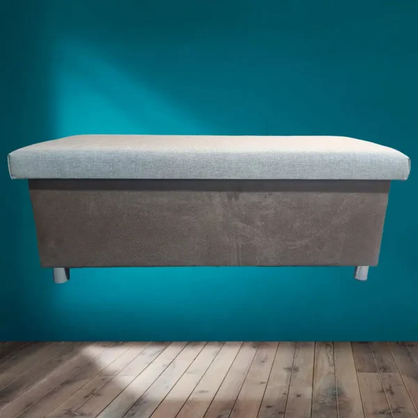 Alíz tárolós puff cappuccino és csokibarna