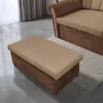 Alíz tárolós puff csokibarna és cappuccino