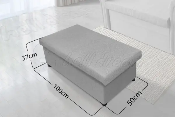 Alíz tárolós puff csokibarna és cappuccino élénk színekben 37 cm magas
