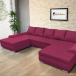 Wixy U Form Szeder ágyazható ülőgarnitúra