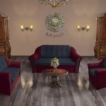 Alíz 3+2+1 ülőgarnitúra fekete meggy és ónix színekben