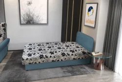 Virág hagyományos heverő ódon szürkés kadét szövet és Aroba virágos minta