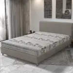 Elefántos franciaágy szamárszürke és elefánt mintás szövet