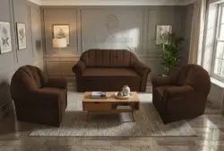 Alíz 3-1-1 ülőgarnitúra sötét mahagóni