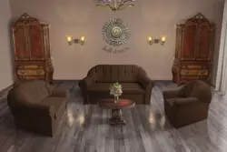 Alíz 3-2-1 ülőgarnitúra sötét mahagóni