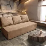 Anna kanapé halvány taupe szövet