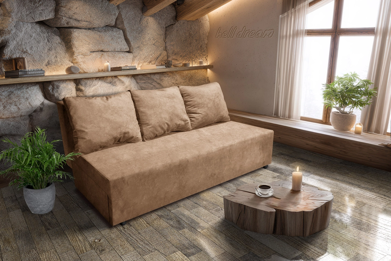 Anna kanapé halvány taupe szövet