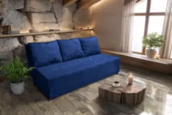 Anna kanapé mély búzavirágkék szövet