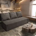 Anna kanapé taupe szürke szövet