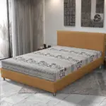 Elefántos Franciaágy okker és elefánt mintás szövet