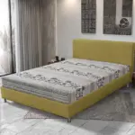 Elefántos Franciaágy száraz olíva és elefánt mintás szövet