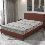 Elefántos Franciaágy toszkán vörös és elefánt mintás szövet