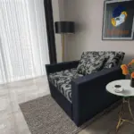 Fábia ágyneműtartós fotelágy ónix szövet