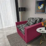 Fábia ágyneműtartós fotelágy szeder szövet