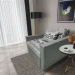 Fáni ágyneműtartós fotelágy óezüst szövet