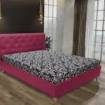 Gyémánt franciaágy szeder és tosca mintás szövet