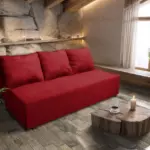 Hanna kanapé japán karminvörös szövet