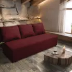 Hanna kanapé ódon borvörös szövet