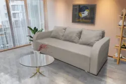 Joki ágyazható ágyneműtartós kanapé ezüst serlegszürke szövettel