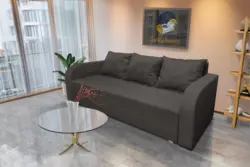 Joki ágyazható ágyneműtartós kanapé kvarcszürke szövettel