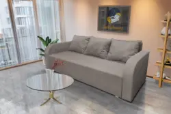 Joki ágyazható ágyneműtartós kanapé szamárszürke szövettel