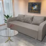 Joki ágyazható ágyneműtartós kanapé szamárszürke szövettel